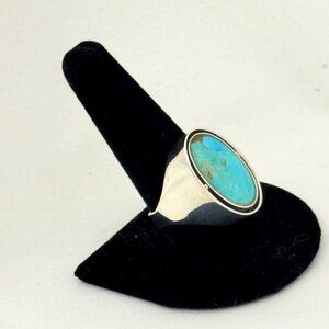 Jay King Mine Finds/Desert Rose Trading Flip Ring Turquoise/Lapis .925